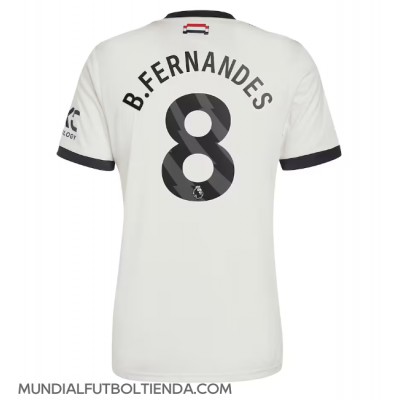 Camiseta Manchester United Bruno Fernandes #8 Tercera Equipación Replica 2024-25 mangas cortas Camiseta Manchester United Bruno Fernandes #8 Tercera Equipación Replica 2024-25 mangas cortas